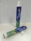 Emballage blanc de tube de stratifié de pâte dentifrice de crête avec l'impression de gravure