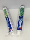 Emballage blanc de tube de stratifié de pâte dentifrice de crête avec l'impression de gravure
