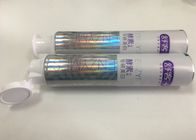 Tube de pâte dentifrice clair compact, emballage en stratifié de tube avec l'estampillage de laser