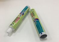 tube d'emballage de la pâte dentifrice 100g stratifié par barrière en aluminium avec le dessus de secousse