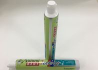 tube d'emballage de la pâte dentifrice 100g stratifié par barrière en aluminium avec le dessus de secousse