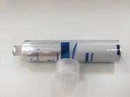 Tube d'emballage de pâte dentifrice stratifié par ABL de taille de voyage avec le couvercle à visser clair de nervure