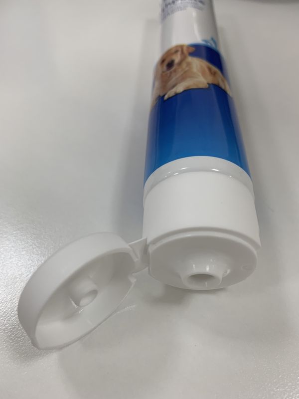 Tubes en aluminium d'impression flexible empaquetant, tube de Lami pour la pâte dentifrice d'animal familier