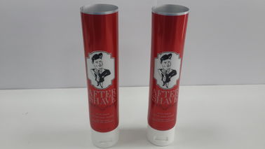 Tube cosmétique d'emballage de papier d'aluminium avec l'impression flexible, vis sur le chapeau
