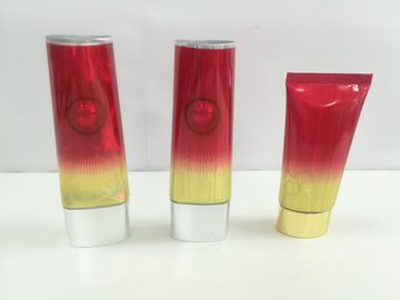 La barrière en aluminium olographe a stratifié la lentille allongée des plots réflectorisés de tube ovale cosmétique 3D