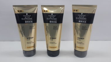 l'aluminium du revêtement 200ml a stratifié les tubes cosmétiques d'emballage fixes renversent sur le chapeau 200ml